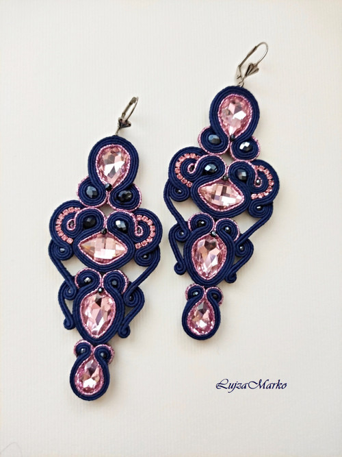 Molly soutache / sutaš náušnice