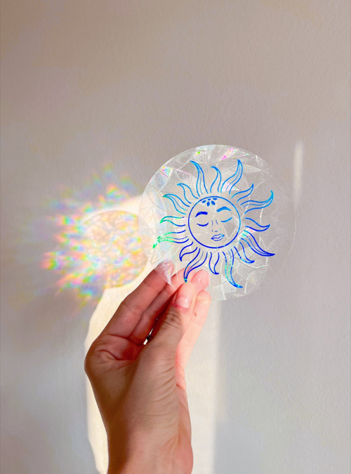 Lapač slunce suncatcher - holografické slunce