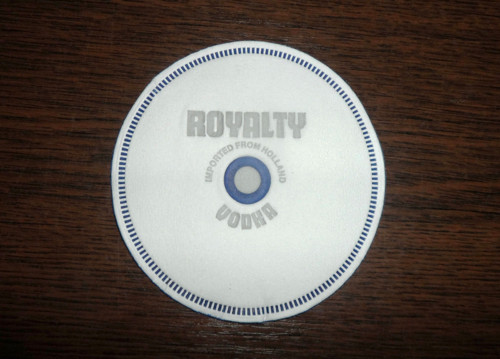 Papírová ROZETKA • Royalty Vodka, Nizozemsko