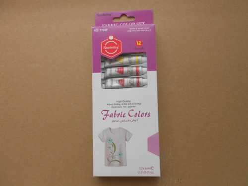 Barvy na textil 12 ks netoxické — foto 1