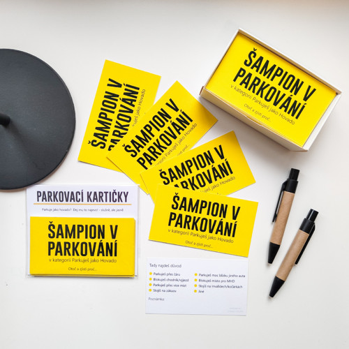 Parkovací kartičky – Šampion v parkování