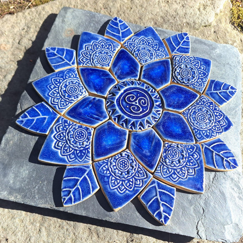 Mandala z keramických komponentů 112 — foto 1