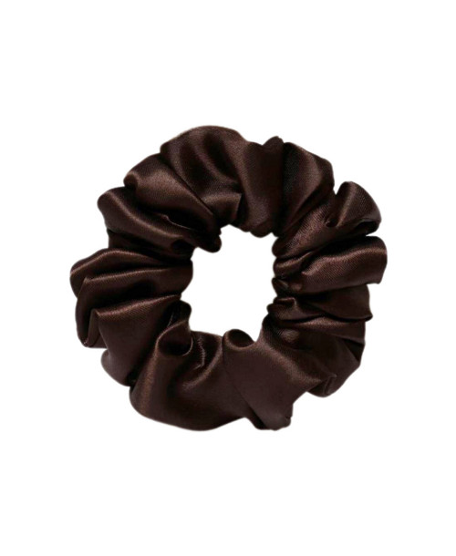 M Gumička saténová - DARK BROWN