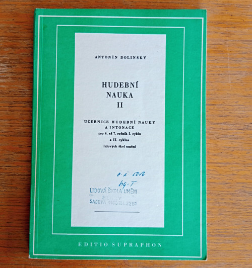 Hudební nauka II Antonín Dolinský