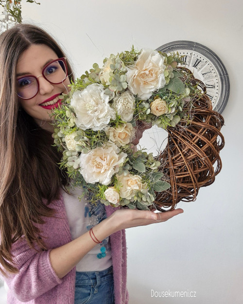 Elegantní věnec napořád- 38cm
