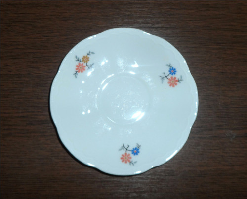 Porcelánový PODŠÁLEK zlacený • Schirnding