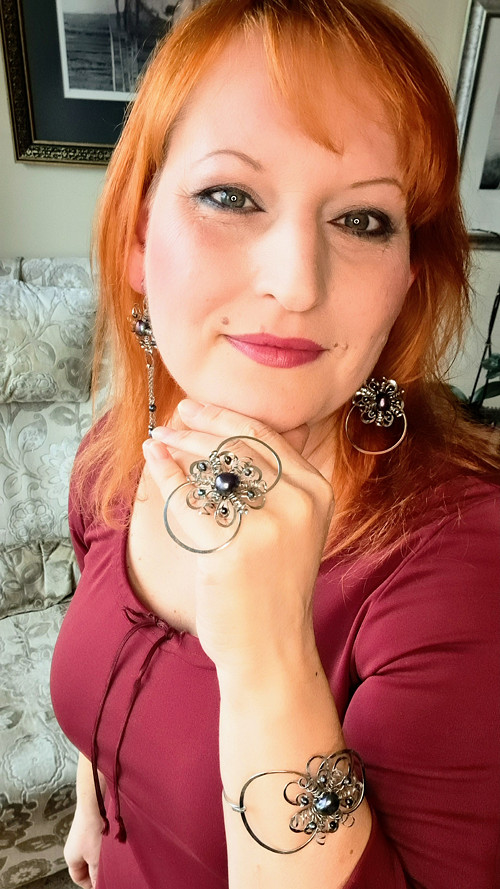 Náušnice "Infinity Mind", NA ZAKÁZKU — foto 1