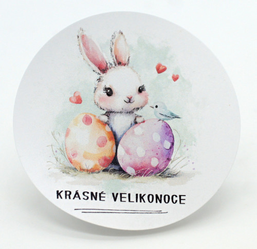 Krásné Velikonoce samolepky 24 ks