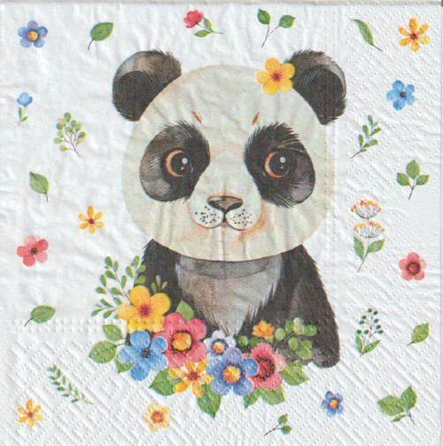 Ubrousek - panda