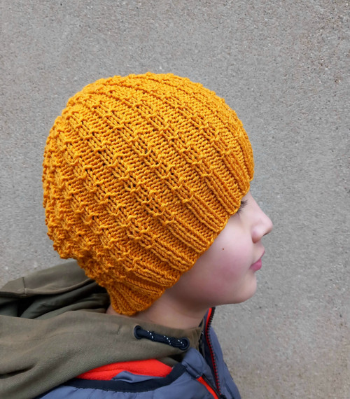 Uni color MERINO, panská, čepice, hořčicová