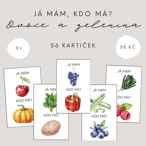 Já mám, kdo má? Ovoce a zelenina (PDF - tisk)