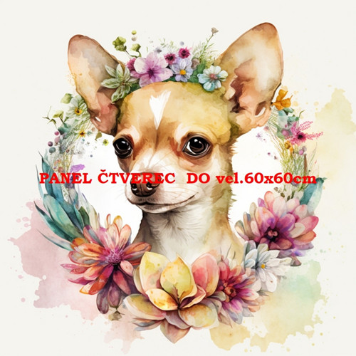 Bavlněný panel 40x40 cm - skladem — foto 1