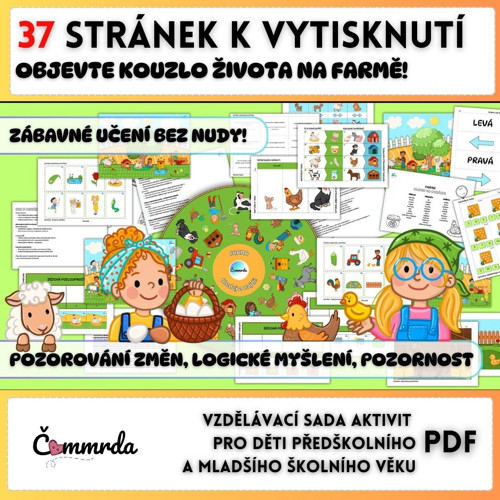 Život na farmě - soubor aktivit (PDF k tisku)