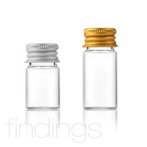 Lahvička hliník víčko / 1 kus / Menší 5ml