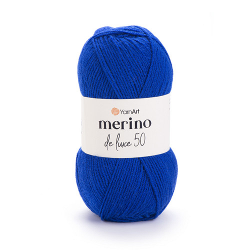 Příze Merino De Luxe 50 - modrá — foto 1