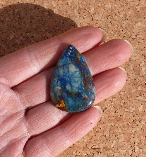 Shattuckite - kabošon — foto 1