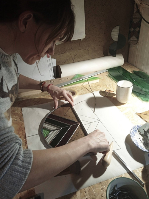 Workshop výroby vitráže