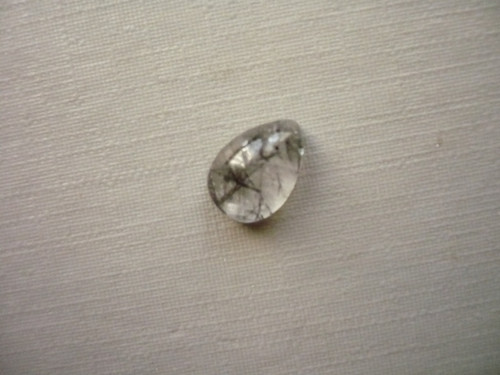 Kabošon - turmalín v křišťálu 10 mm, č.21Cf