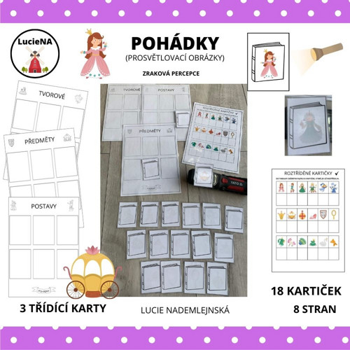 Pohádky - Prosvětlovací Obrázky