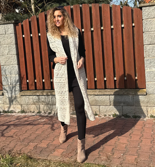 Krajková vesta