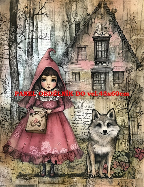Bavlněný panel 19x25 cm - skladem — foto 1