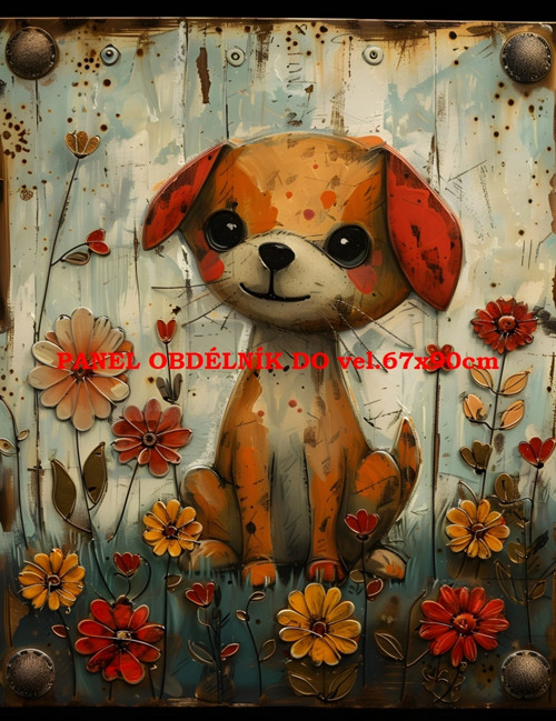 Bavlněný panel 19x25 cm skladem