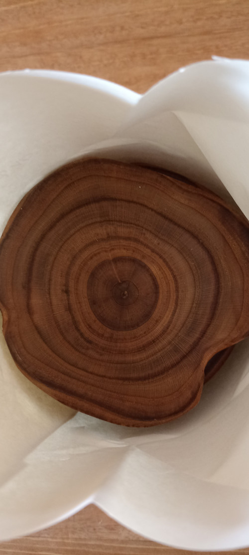 Olivové podtácky sada 6 ks průměr 10 cm