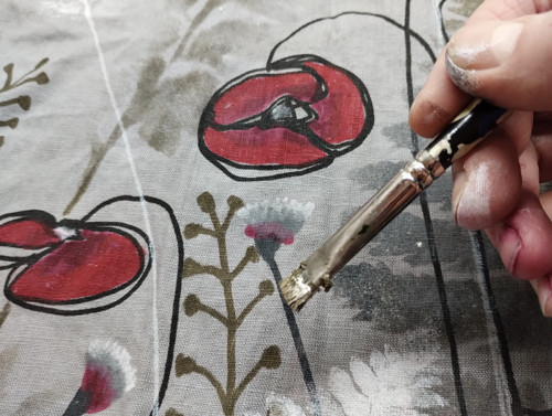 Kurz MALBA NA TEXTIL, 8 hodinový