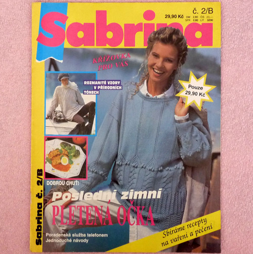 Sabrina č.2/B - Poslední zimní pletená očka