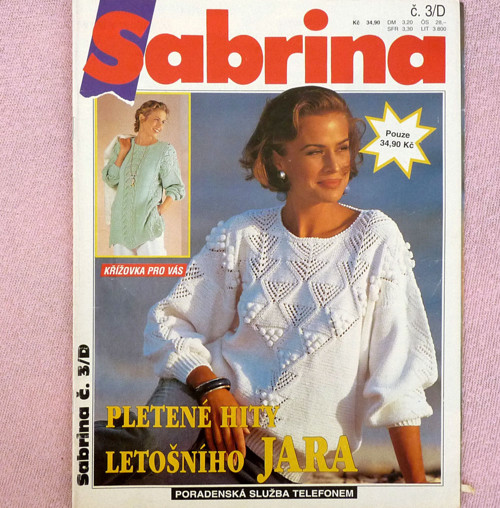 Sabrina č.3/D - Pletené hity letošního jara