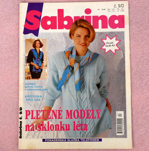 Sabrina č.9/D - Pletené modely na sklonku léta