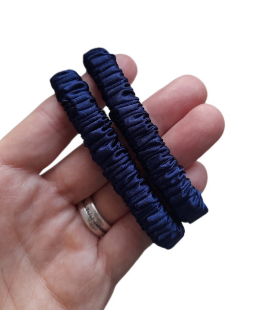 Scrunchie EXTRA slim-TMAVĚ MODRÁ — foto 1