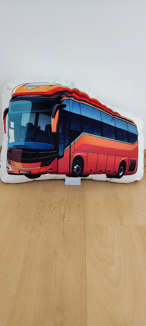 3D polštářek autobus.