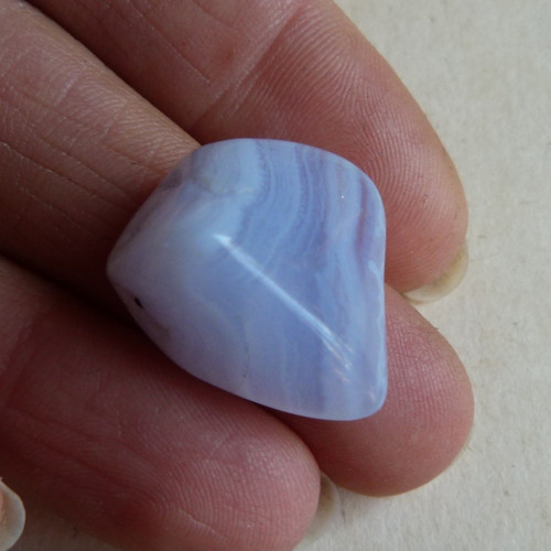 Chalcedon modrý krajkový - 2,3 cm - Extra!