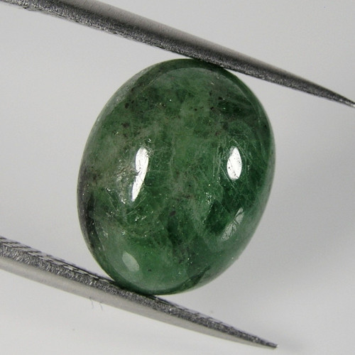 Kabošon granátu Tsavoritu, 10,30ct!!, 14,1x11,2mm