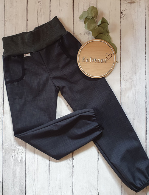 Jarní/podzimní softshell kalhoty antracit