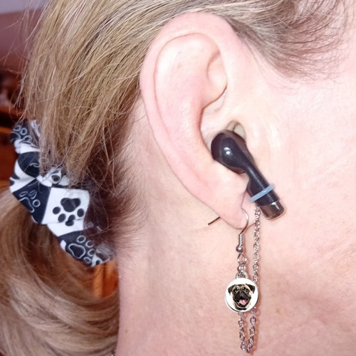 Mops Náušnice Na Bezdrátová Sluchátka Airpods ocel