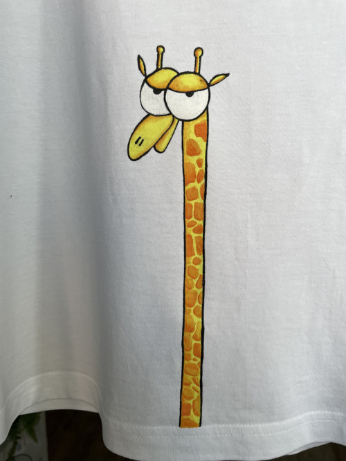 Dámské tričko Smyslná žirafa