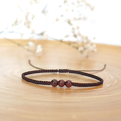 Shamballa náramek Lovely // granát