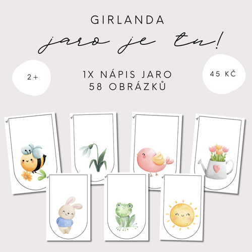 Girlanda - jaro (PDF - tisk)