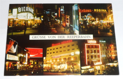 Čistá POHLEDNICE • Reeperbahn, Sankt Pauli