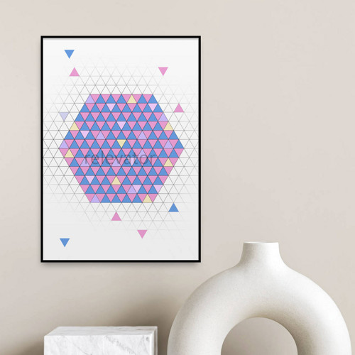 Magic triangle geometry - šestiúhelník