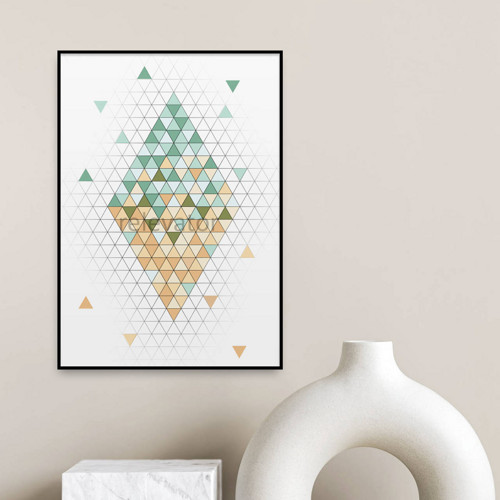 Magic triangle geometry - kosočtverec