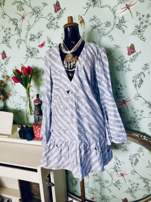 Boho Šaty tunika origami — foto 1