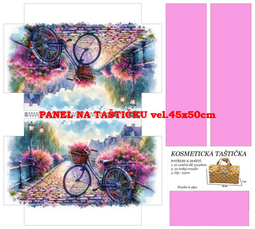 Panel na taštičku bavlna