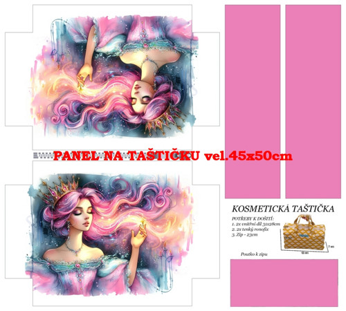 Panel na taštičku bavlna — foto 1