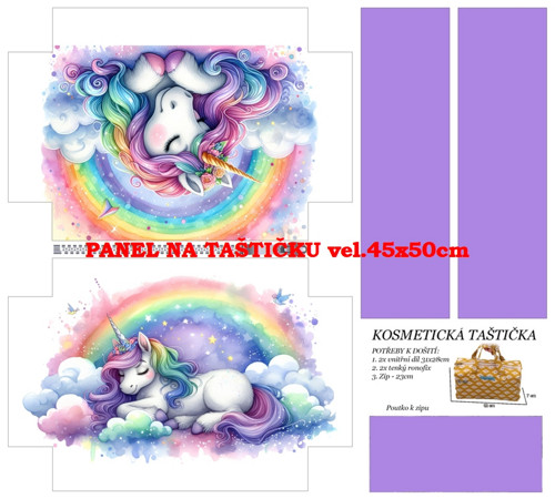 Panel na taštičku bavlna