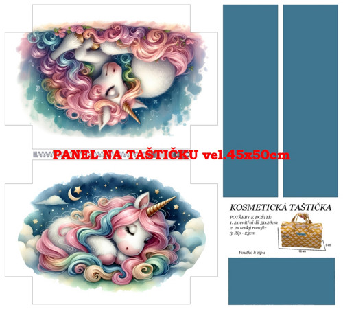 Panel na taštičku bavlna — foto 1