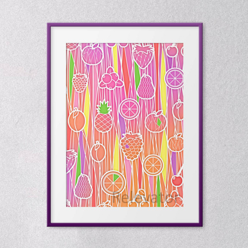 Fruit lace grafika - mix