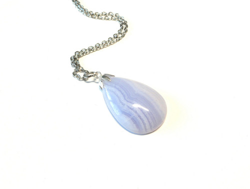 Chalcedon, řetízek chir.ocel